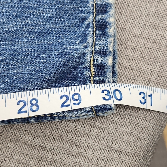 Levis Low Pro Straight Denim Style Medium Wash Jeans 32 - Picture 4 of 11